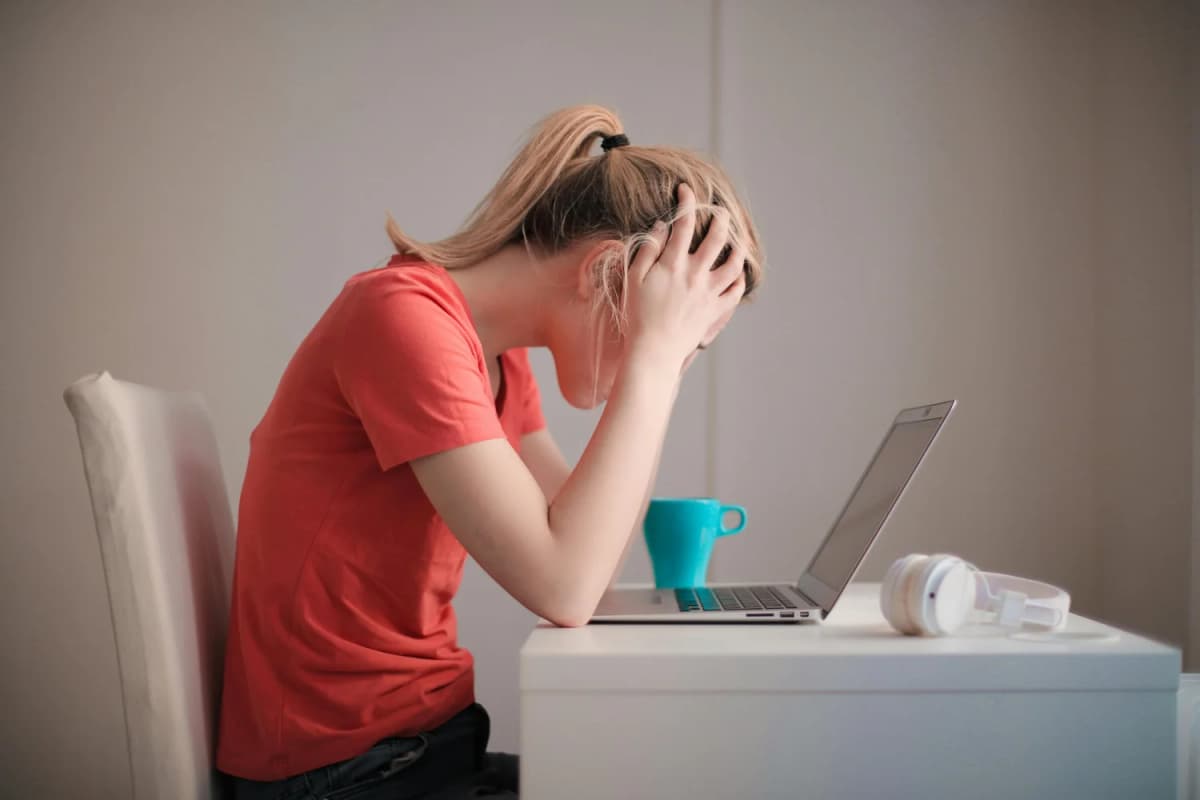 Student at laptop